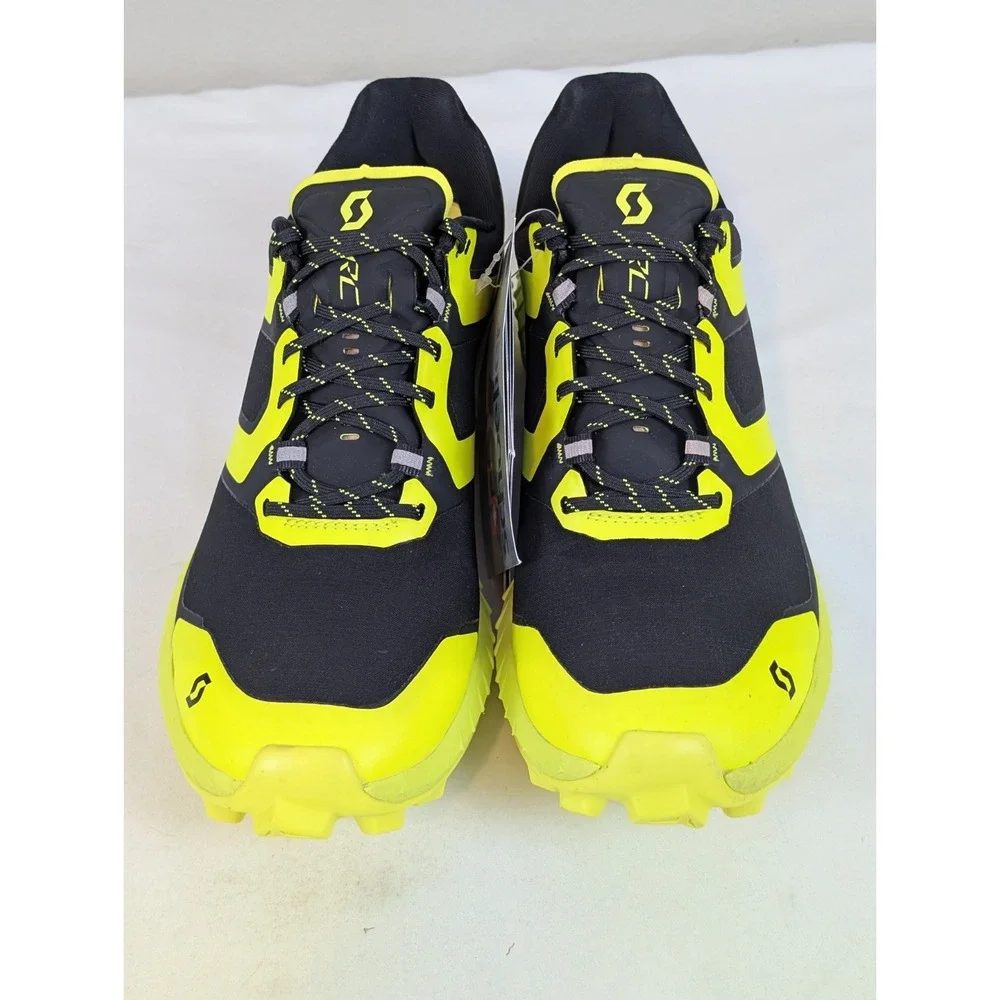 SCOTT Supertrac RC 2 Trail Running Shoes Women's 8.5 Black Yellow Lightweight